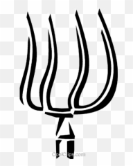 Pitchfork Royalty Free Vector Clip Art Illustration - Language png