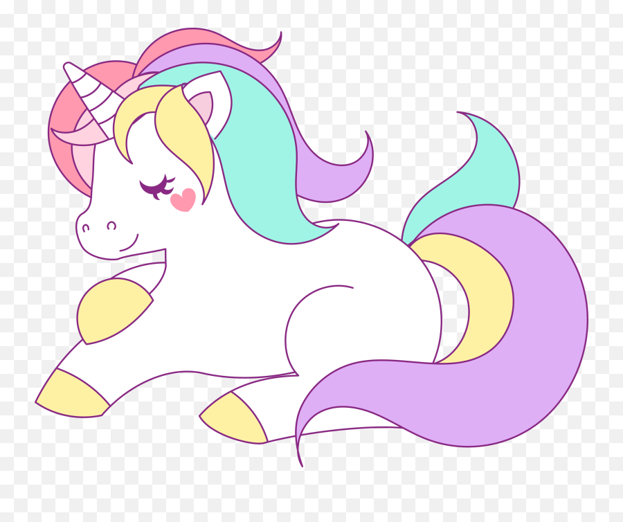 Png Unicorn Transparent Clipart - Unicorn Clipart Cute,Transparent Unicorn