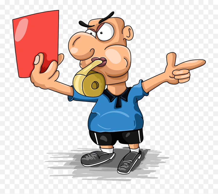 Judge Football Red Card - Tarjeta Roja Png,Referee Png