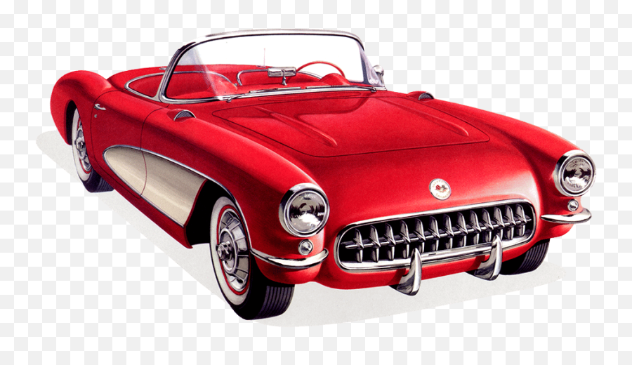 1957 Chevrolet Corvette Coloring Tool - 1950s Chevy Chevrolet Corvette 1957 Png,Corvette Icon