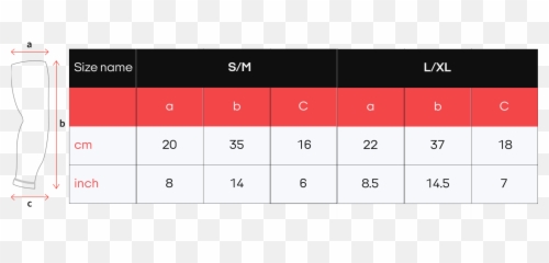 Sizing Guide - Rockay Dot png