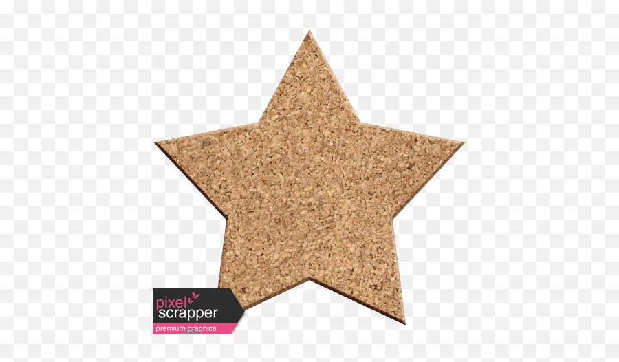 Star Corkboard Graphic - London Bus Template To Colour Png,Cork Board Png
