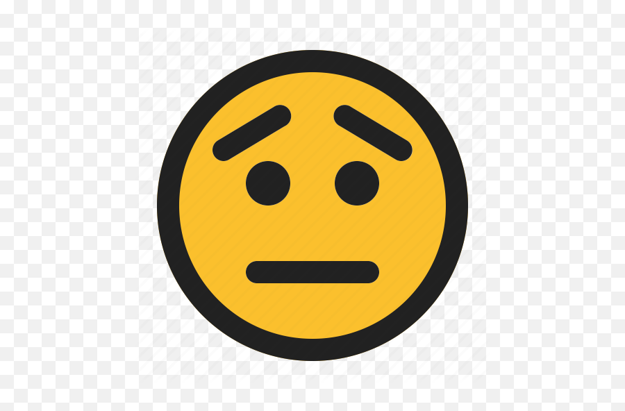 Emoji Emoticon Expression Face - Icon Png,Pensive Emoji Transparent
