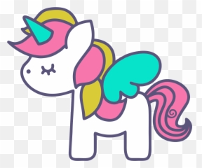 Cute Unicorn Icon Png Image With No - Jak Narysowa Jednoroca,Unicorn Icon For Facebook
