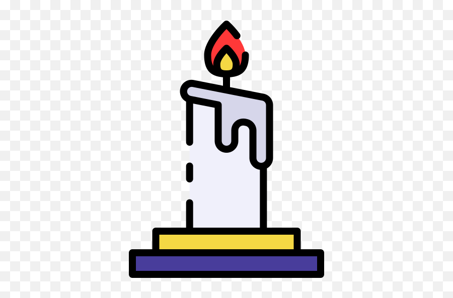 Candle - Free Holidays Icons Vertical Png,Candle Flame Icon