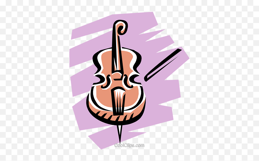 Violin Royalty Free Vector Clip Art Illustration - Arts0037 Vieuxtemps Guarneri Png,Violin Icon Png