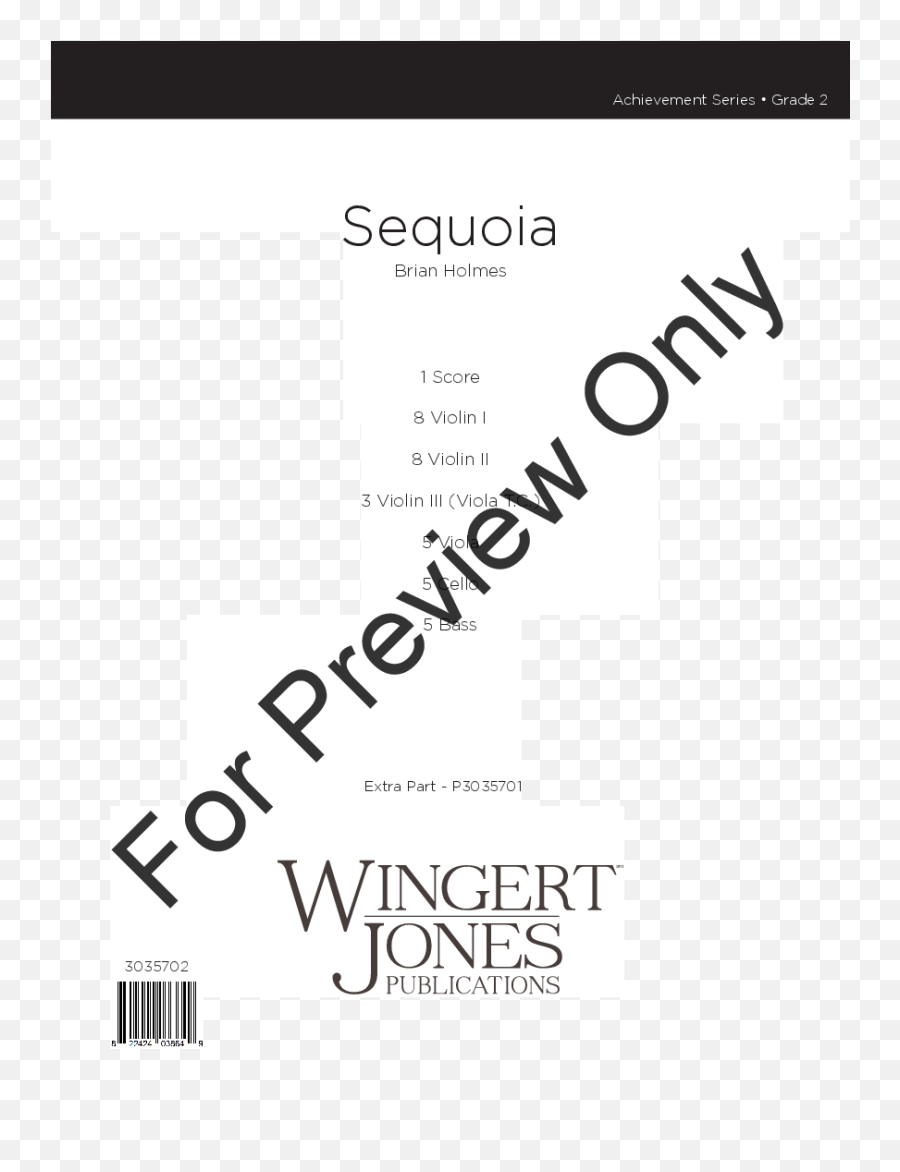 Sequoia By Brian Holmes Jw Pepper Sheet Music - Thumbnail Png,Sequoia Icon