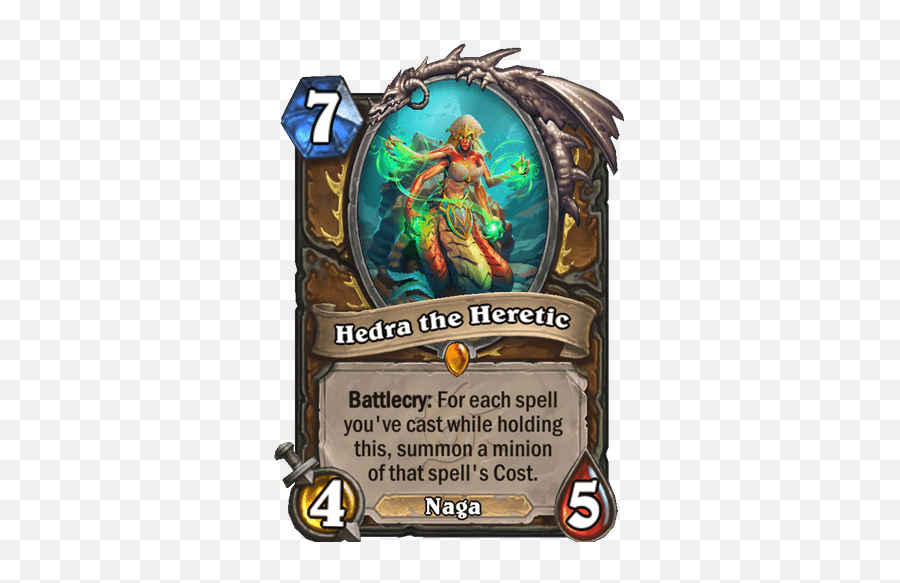 New Druid Legendary Card Revealed - Hedra The Heretic News Hedra The Heretic Png,Legendary Icon