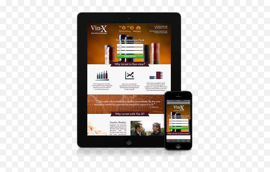 Vin - X Landing Page On Behance Technology Applications Png,Landing Page Icon