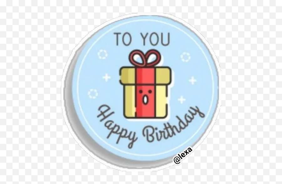 Sticker Maker - Happy Birthday Circle Png,Facebook Birthday Icon