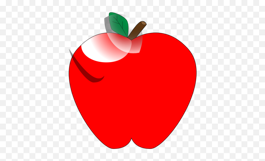 Cartoon Apple Png Svg Clip Art For Web - Download Clip Art Transparent Apple Clear Background,Red Apple Icon