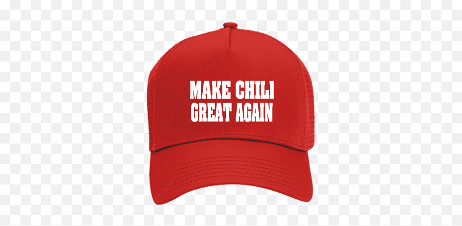 Make Chili Great Again Cotton Front Trucker Hat - Baseball Cap Png,Backwards Hat Png