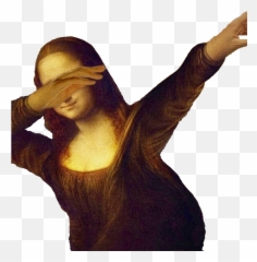 Mona Lisa By Josael - Emoji For Discord Dab Full Size Png Mona Lisa Png,Dab Png