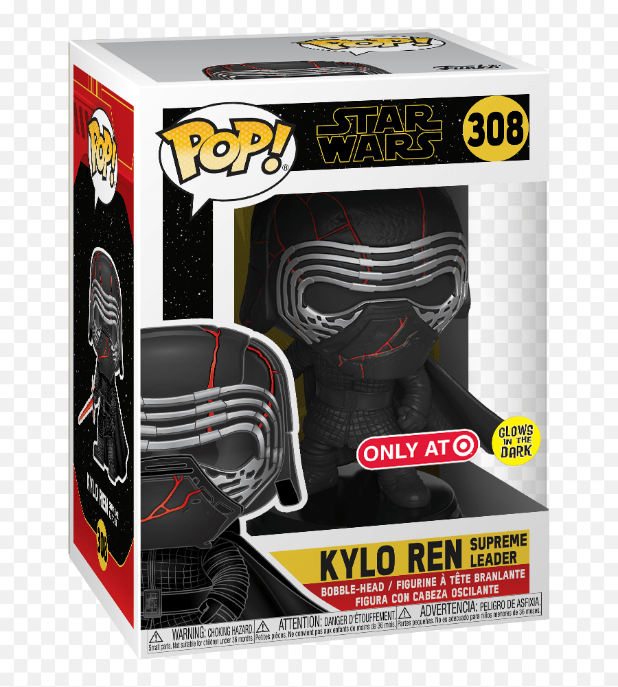 Kylo Ren Supreme Leader Glows In The Dark Catalog - Pop Star Wars Kylo Ren 308 Png,Kylo Ren Transparent