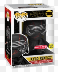 Kylo Ren Supreme Leader Glows In The Dark Catalog - Pop Star Wars 308 png