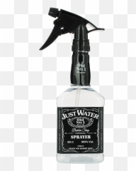 Download Just Water Spray Bottle Clear - Barber Water Spray Bottle Png,Jack Daniels Bottle Png