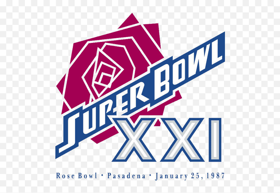 Super Bowl Primary Logo - National Football League Nfl Super Bowl Xxi Png,Ny Giants Logo Clip Art