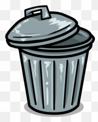 Library Of Trashcan Basketball Clipart Free Download Png - Trash Can Clipart Png,Trash Bin Png