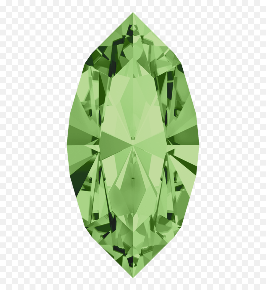 Swarovski 4228 Xilion Navette Fancy Stone 4 X 2mm Peridot Foiled Contains 720 Beads - 4228 Swarovski Crystal Golden Shadow Png,Peridot Png