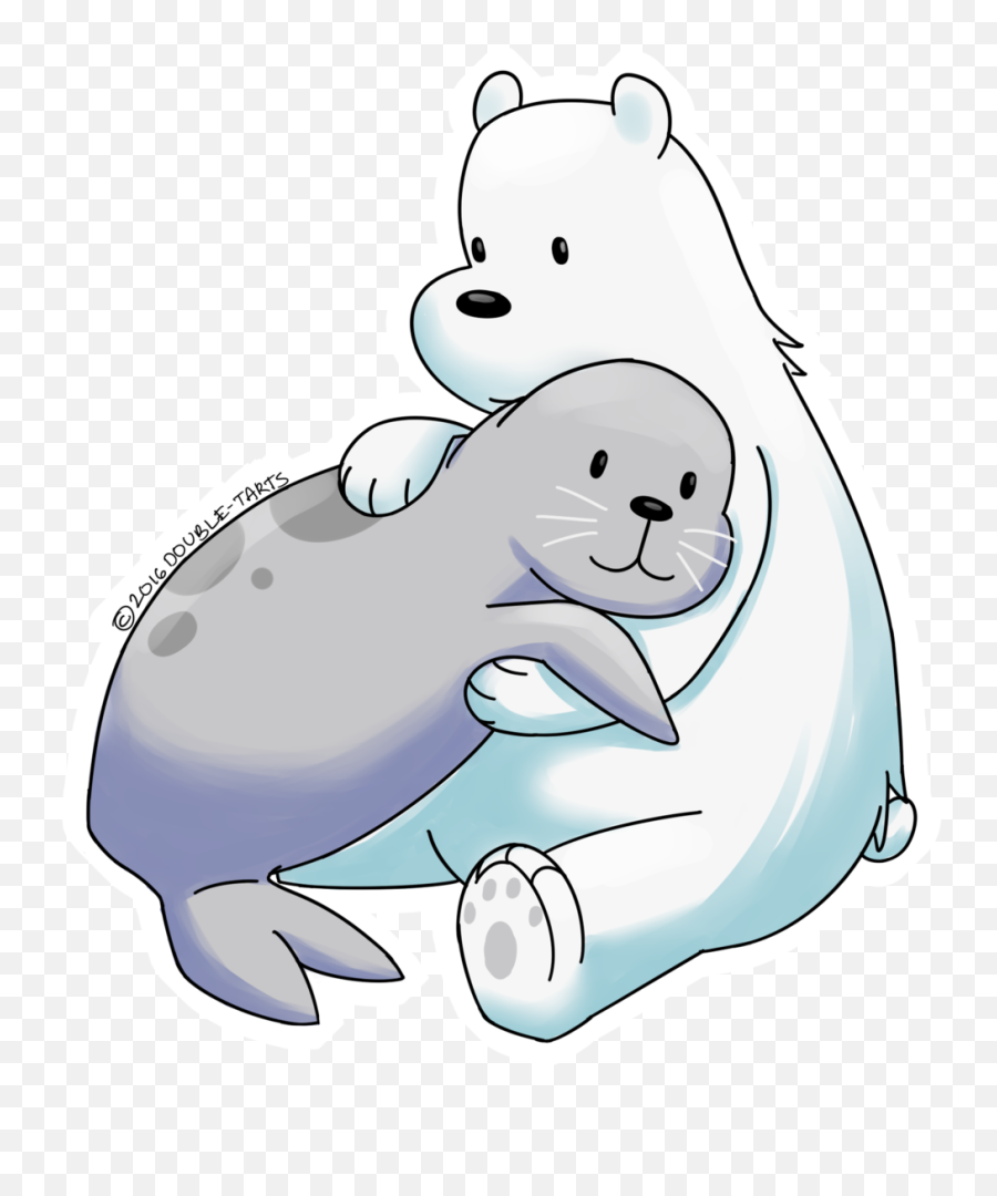 baby ice bear" Sticker for Sale by aquamarinero | Redbubble