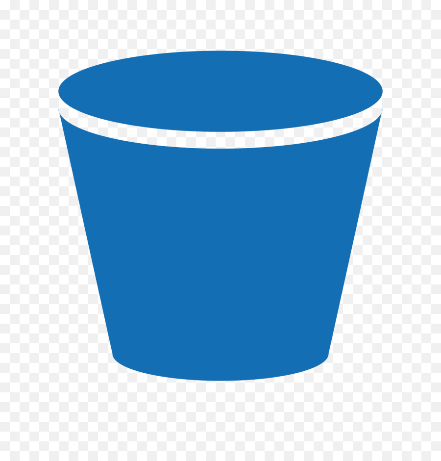 Bucket Clipart Blue - Amazon S3 Bucket Logo Png,Bucket Png