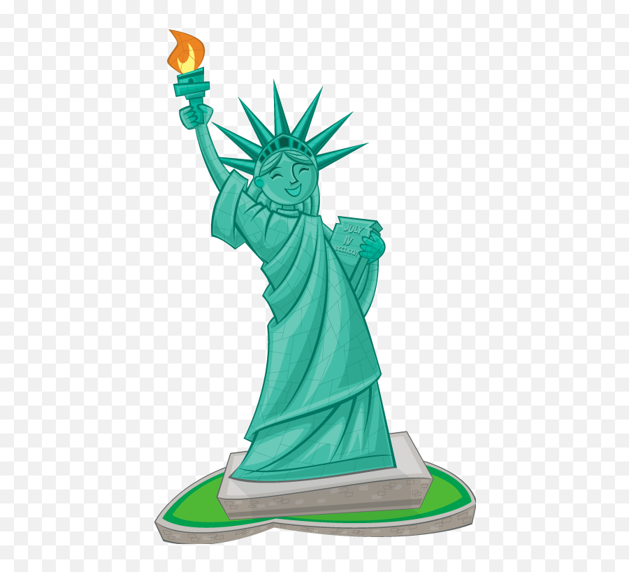 Clip Art Statue Of Liberty - Cute Statue Of Liberty Clipart Png,Statue Of Liberty Transparent Background