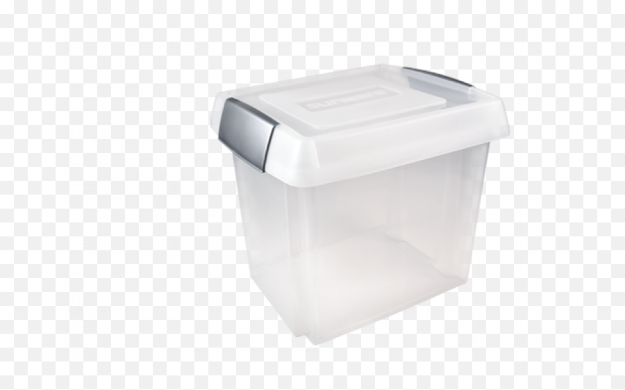 Nesta Office Storage Box - With Domed Lid 50 L Transparentsilver Box Png,Pan Transparent
