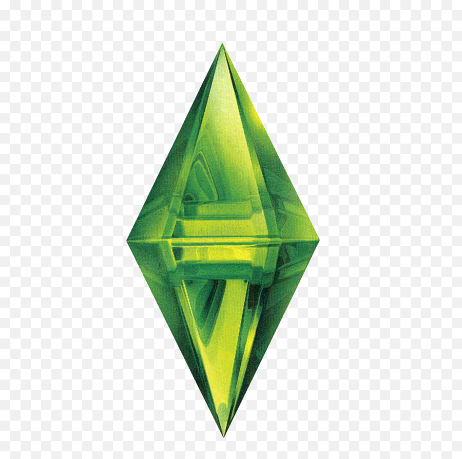 Download Sims Green Triangle Hd Image Free Png Hq - Sims 3 Plumbob,Playgirl Logo