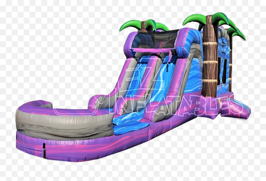 Purple Paradise Combo - Inflatable Png,Bounce House Png
