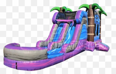 Purple Paradise Combo - Inflatable Png,Bounce House Png