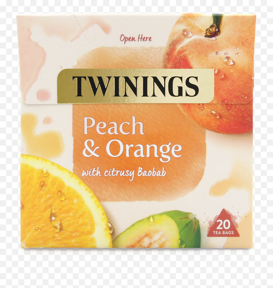 Peach U0026 Orange - 20 Tea Bags Fruit U0026 Herbal Twinings Peach And Orange Png,Peach Png
