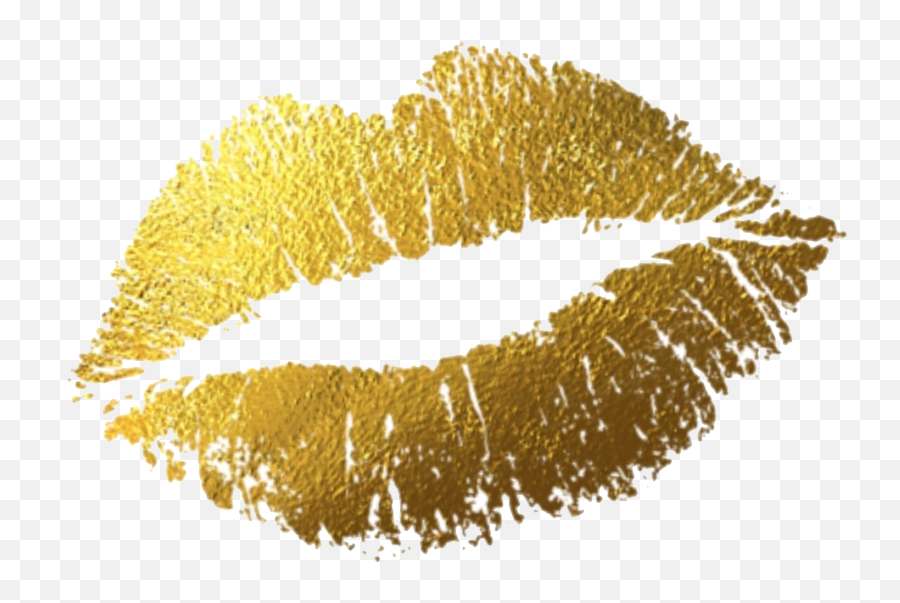 Gold Lips Png Photo Arts - Transparent Gold Lips Png,Lips Png Transparent