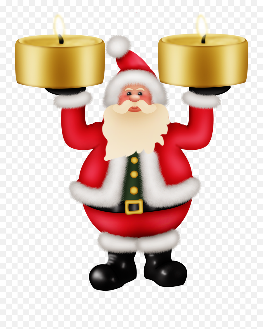 Santa Claus Transparent Png File Web Icons - Christmas Santa Candle Transparent,Santa Claus Transparent Background