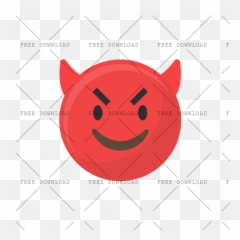 Smiling Face With Devil Horns Emoticon - Smiley png