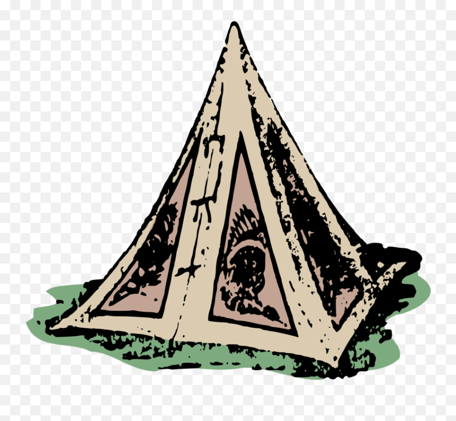 Treetriangletipi Png Clipart - Royalty Free Svg Png Pyramid Tipi Clipart,Teepee Png