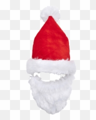 Joy Love Hope Santa Beard Pet Hat Red White Xsmall - Claus png