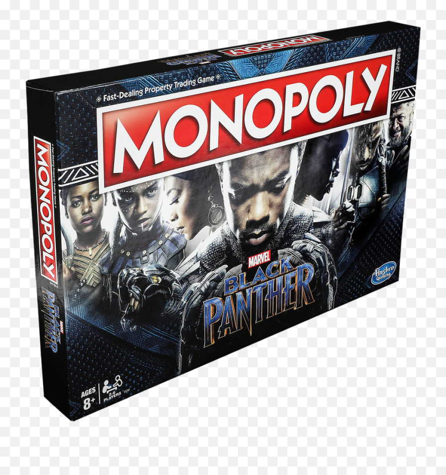 Marvelu0027s Black Panther Monopoly Mcu - Black Panther Edition Monopoly Game Png,Marvel Black Panther Png
