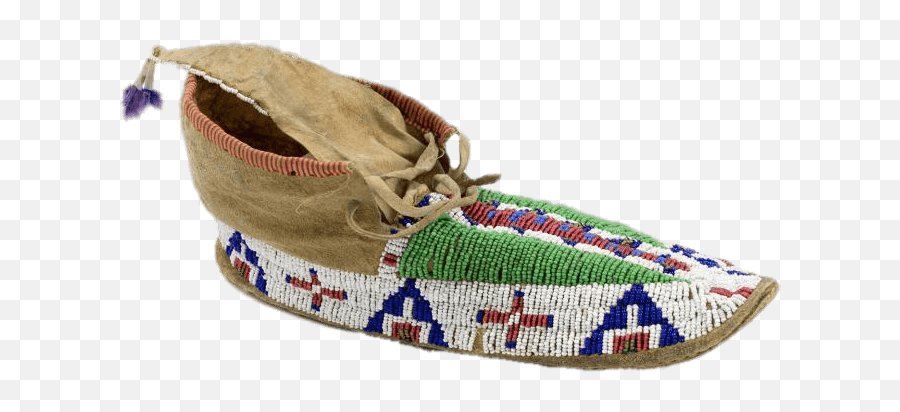 Mocassin With Small Beads Transparent Png - Stickpng Shoe,Beads Png