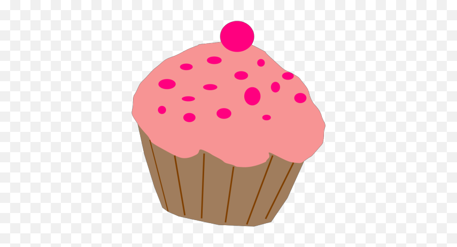 Pink Cupcake Png Svg Clip Art For Web - Clip Art,Cup Cake Png