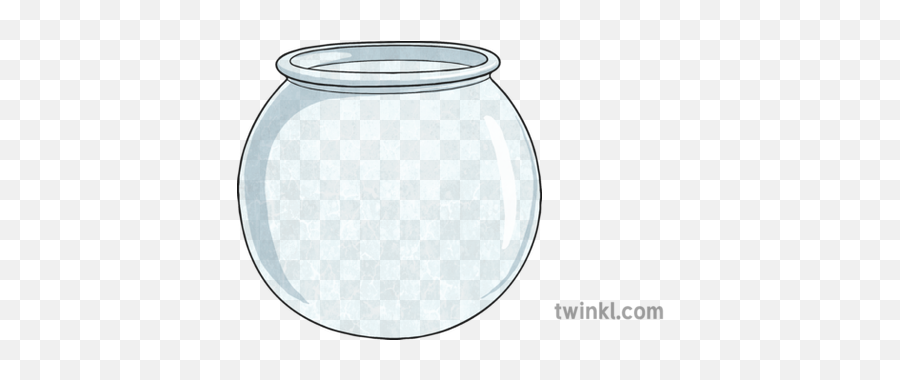 Fishbowl Empty Illustration - Twinkl Serveware Png,Fishbowl Png