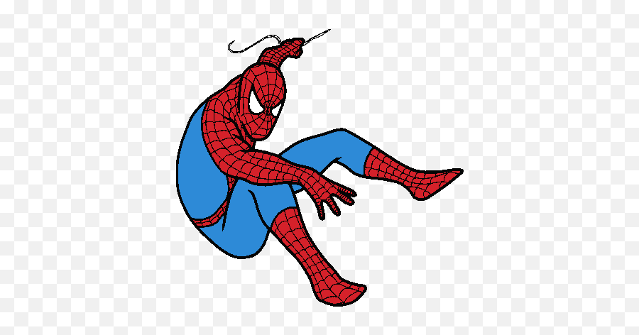Spiderman Clipart Free Download Gif - Clipartix Cartoon Characters Clipart Free Png,Spiderman Logo Clipart