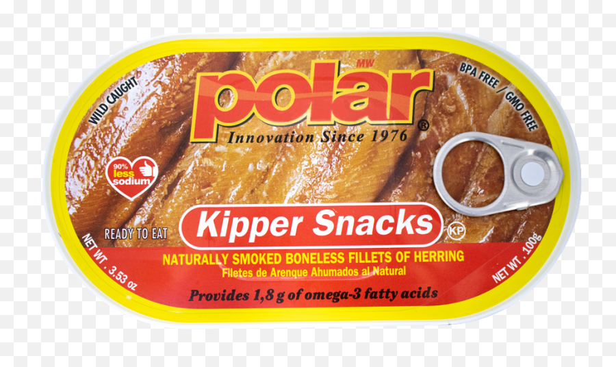 Polar Kipper Herring Snack 353oz Pack Of 9 Or 18 Png