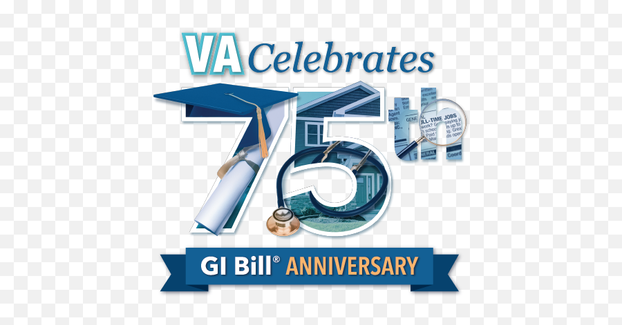 Gi Bill 75th Anniversary - Gi Bill 75th Anniversary Png,D.va Logo
