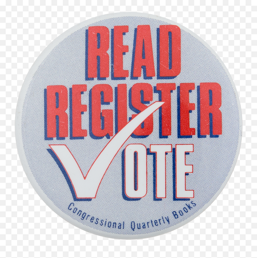 Download Hd Read Register Vote Cause Button Museum - Museum Emblem Png,Register Button Png