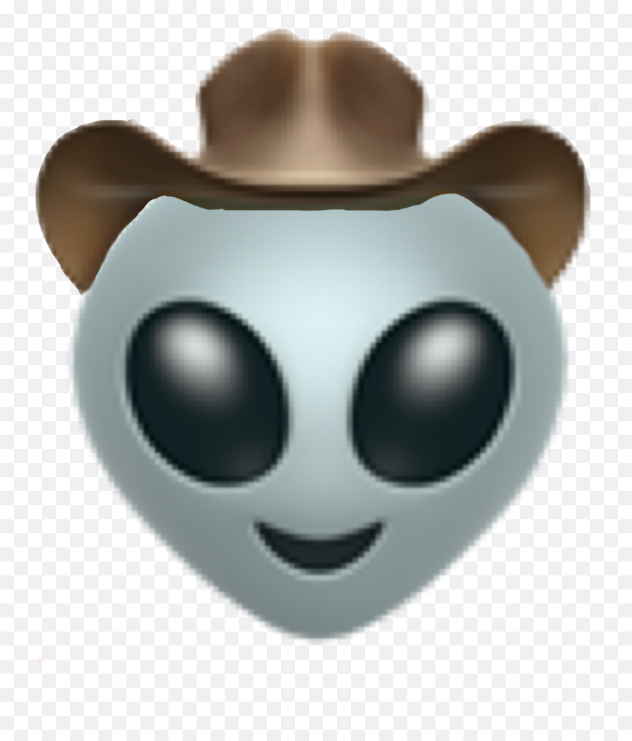 Alien Aliensticker Sticker By Space Ace - Alien Cowboy Emoji Png,Cowboy Emoji Transparent
