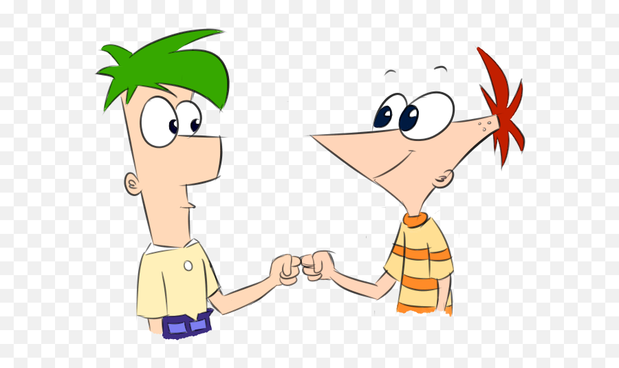 Download Brofist - Phineas And Ferb With Now Background Png,Brofist Png