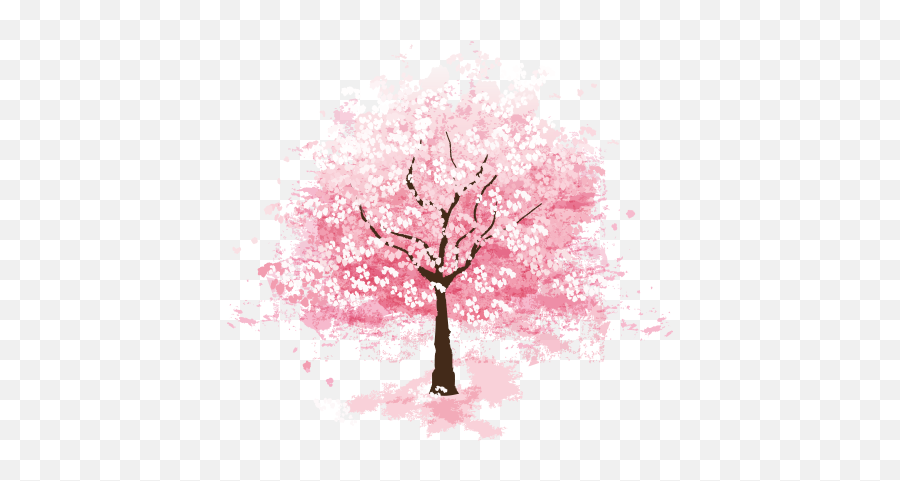 Sakura Transparent Png Clipart Free - Anime Cherry Blossom Tree Png,Sakura Png