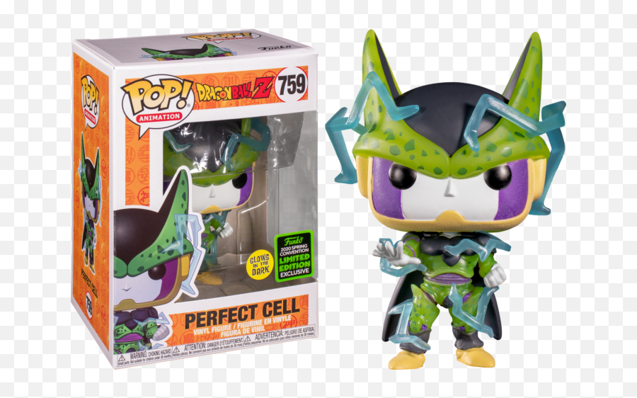 Perfect Cell Glow In The Dark Funko Pop - Perfect Cell Funko Pop Glow In The Dark Png,Perfect Cell Png