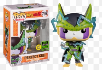 Perfect Cell Glow In The Dark Funko Pop - Perfect Cell Funko Pop Glow In The Dark Png,Perfect Cell Png