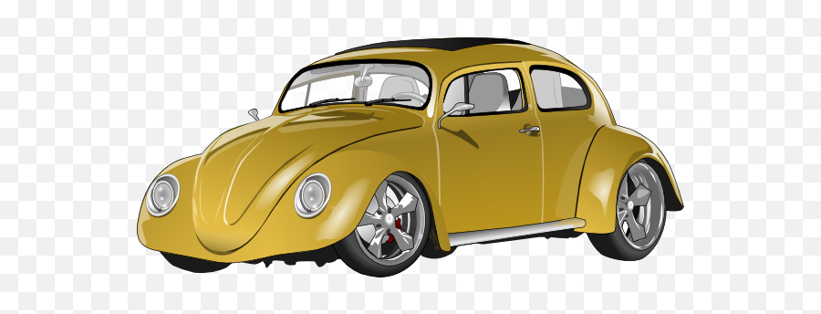 Volkswagen Beetle Clip Art - Vector Clip Art Tube Volkswagen Beetle Transparent Png,Vw Png